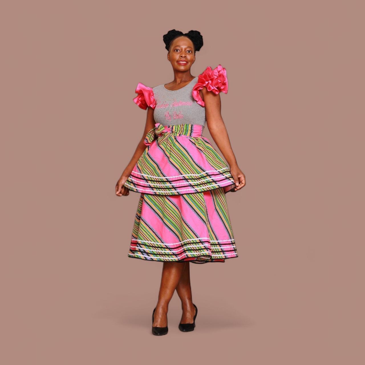 Dubis Fashion Traditional Nwenda Venda Skirt | Dubis Fashion & Beauty